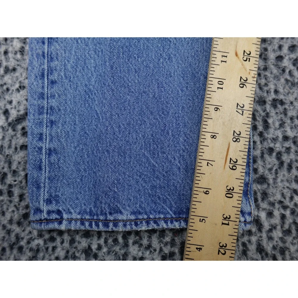 Levi's 501 Original Fit Jeans Mens 36x34 Light Wash Distressed Ripped 00501-3032